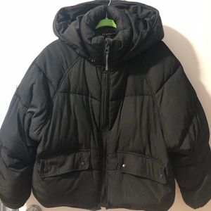 ZARA HOODED PUFFER JACKET, Sz. S